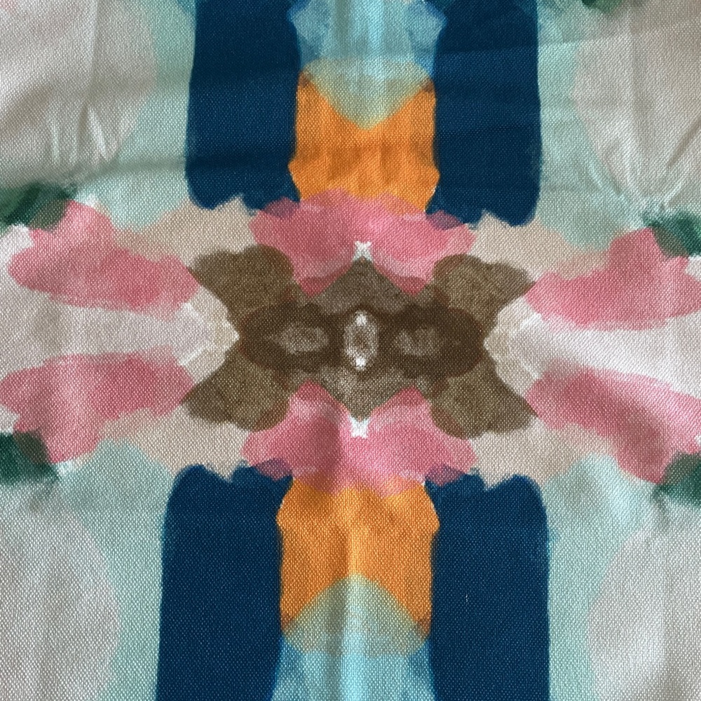 Abstract Watercolor Euro Sham - Set of 2